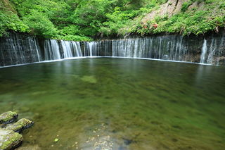 軽井沢 白糸の滝の絶景スポット写真（3）class=