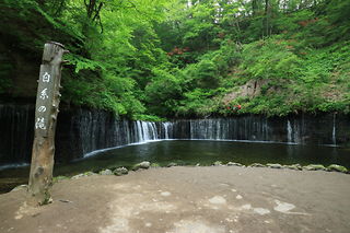 軽井沢 白糸の滝の絶景スポット写真（6）class=